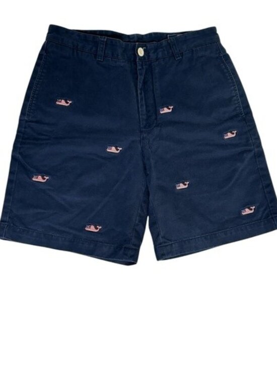 Vineyard Vines Other - Vineyard Vines Navy Embroidered Whale Shorts Men’s Size 30 American Flag
